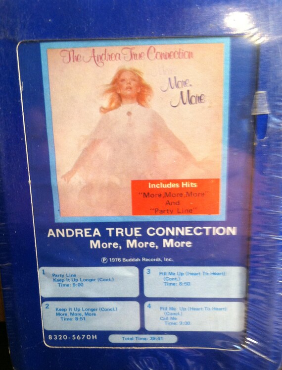 Andrea True Connection More More More Sealed Soul Disco 8 Track Tape