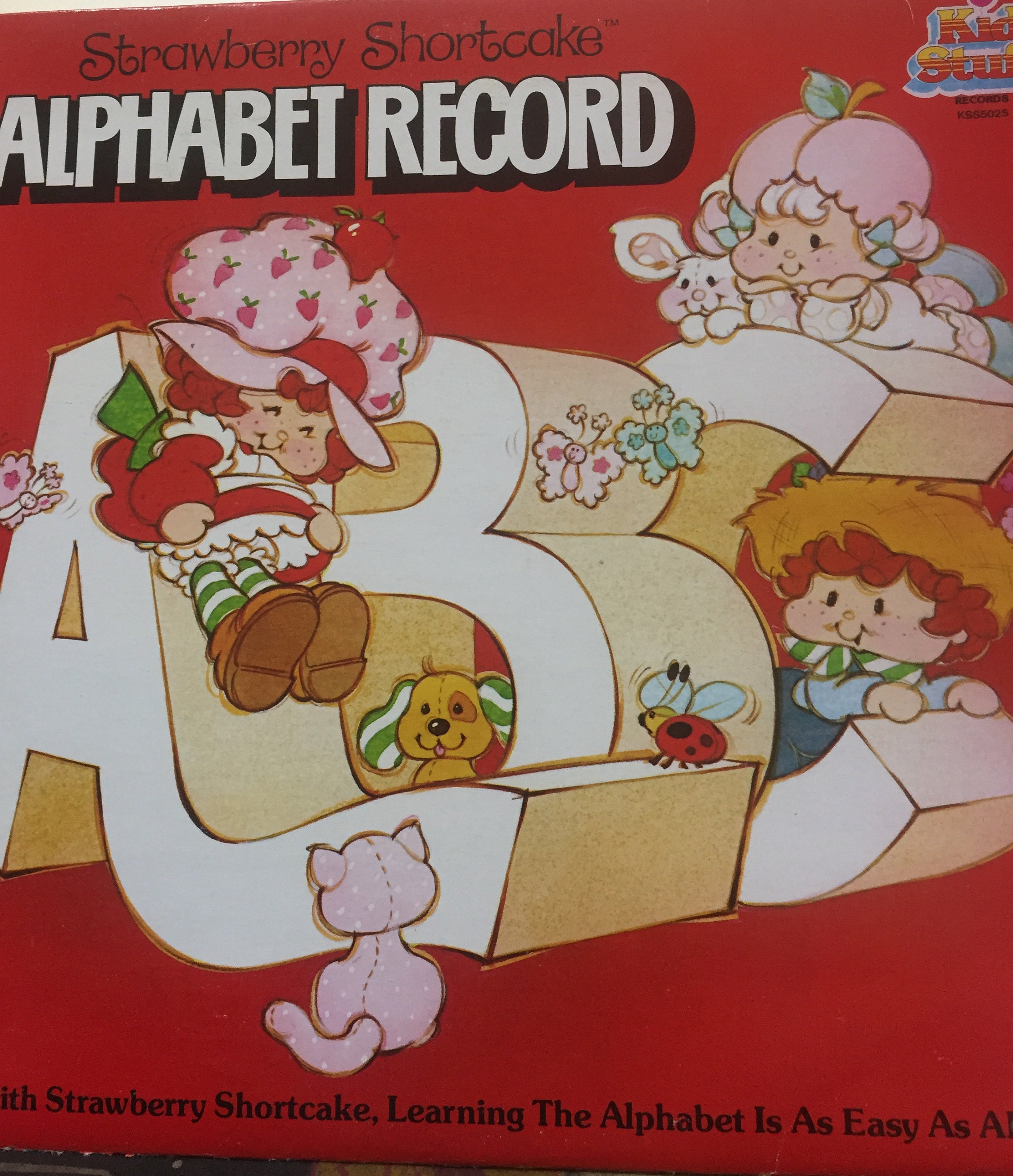 Strawberry Shortcake Alphabet Record Vinyl Childrens Record Etsy