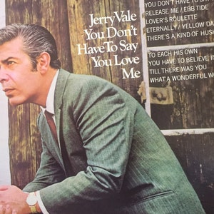 Jerry Vale You Don&#39;t Have To Say Vinyl Pop Record Album