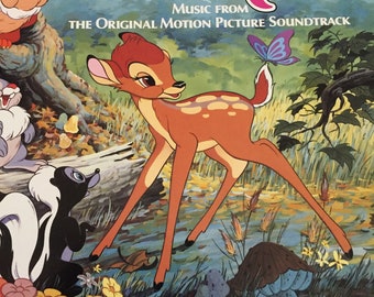 Walt Disney's Bambi Vinyl Soundtrack Record Album