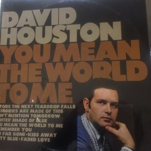 David Houston You Mean The World To Me Sealed Vinyl Country Record Album