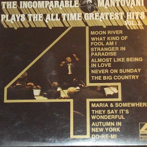 The Incomparable Mantovani PlaysThe All Time Greatest Hits Sealed Vinyl Easy Listening Record Album