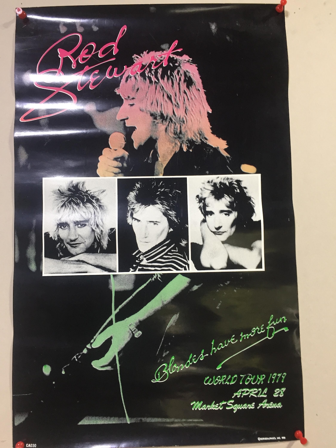 未使用‼️ Rod Stewart 1979年 福岡公演 ビンテージチケット Rod Stewart Blondes Have More Fun 1979 World Tour Rock Poster - Etsy