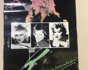 Rod Stewart Blondes Have More Fun 1979 World Tour Rock Poster - Etsy