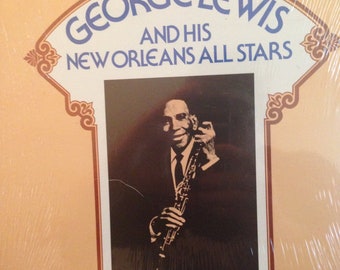 George Lewis And His New Orleans All Stars Sealed Vinyl Jazz Record Album