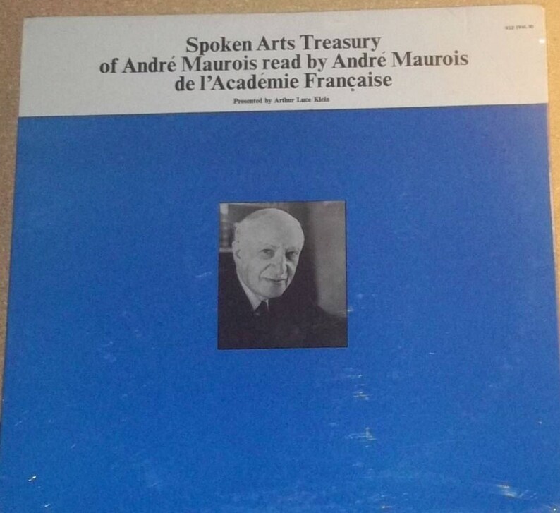 Andre Maurois Spoken Arts Treasury of Sealed Vinyl Record Etsy
