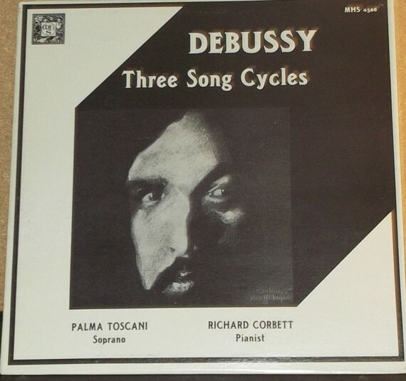Debussy Three Song Cycles Toscani Corbett Vinyl Classical Etsy