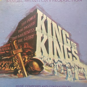 King Of Kings Vinyl Soundtrack Box Set  Record Album With Book