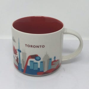 Taza de café Starbucks Mug Toronto You Are Here Collection de 14 oz