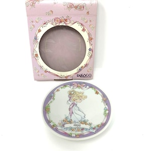Vintage Precious Moments Ann Personalized Plate with Easel
