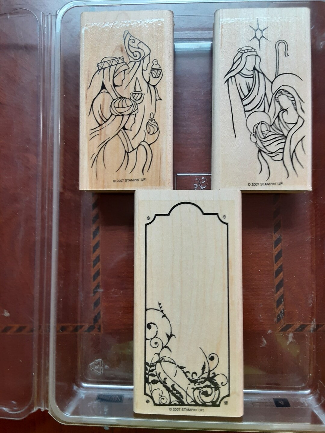 Stampin' up Rubber Wood Stamps Holy Triptych 2007 - Etsy