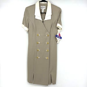Vintage Danny & Nicole New York Carwash Coat Double Button Dress Petite 8