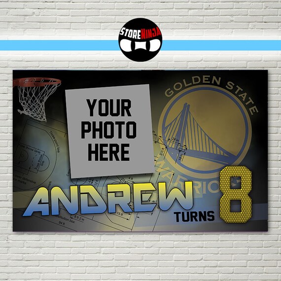 Banner Nba High Quality Party Banner Etsy