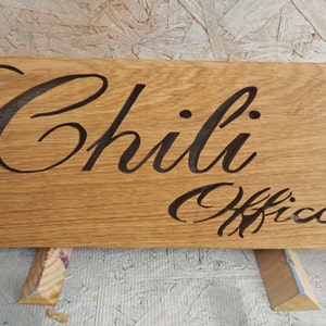 Very solid, quality personalised door plaque