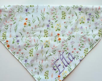 Pet-bandana lentebloemen