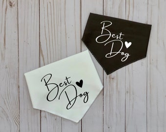 Dog Wedding Bandana | Newly Engaged Announcement Attire
