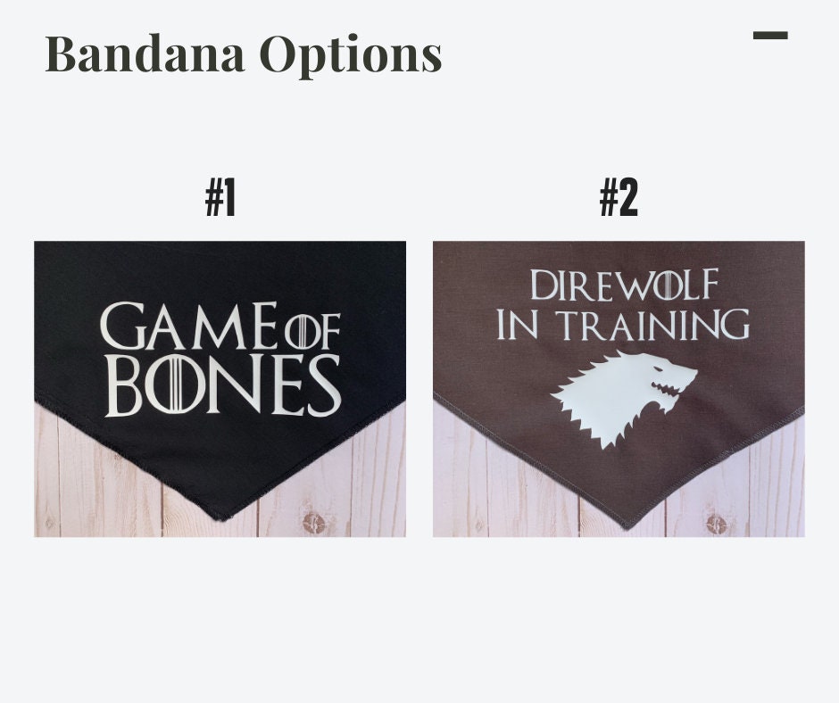 Direwolf in training dog bandana online