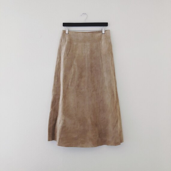 Vintage Suede Skirt