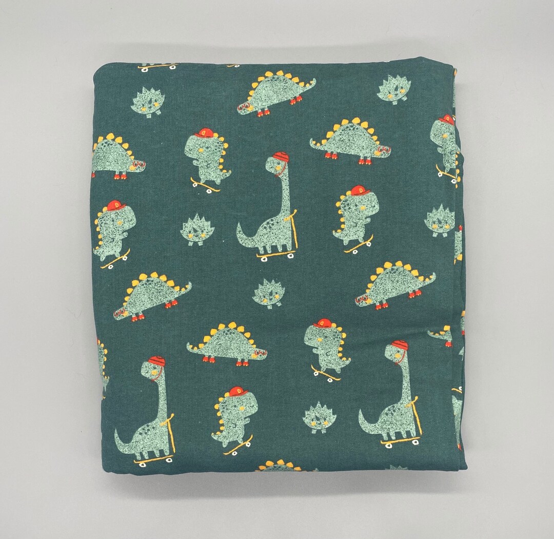 Flannel Fitted Crib/toddler Sheet With Cool Dinosaurs, Boy Flannel