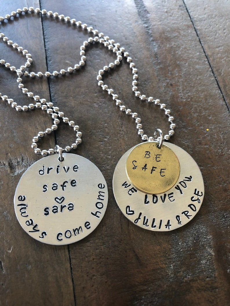 Personalized Rearview Mirror Charm Saying. Hanging Car Charm Etsy