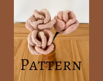 Knit Flower Pattern