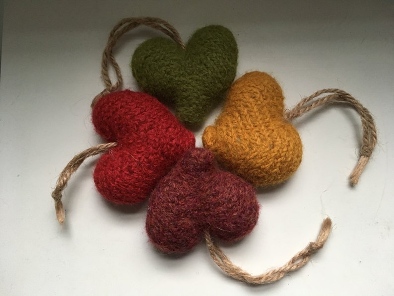Hanging Felted Hearts-made to order
