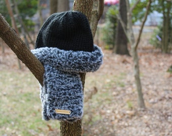 Faux Fur Scarf and Hat Combo, variety of colors