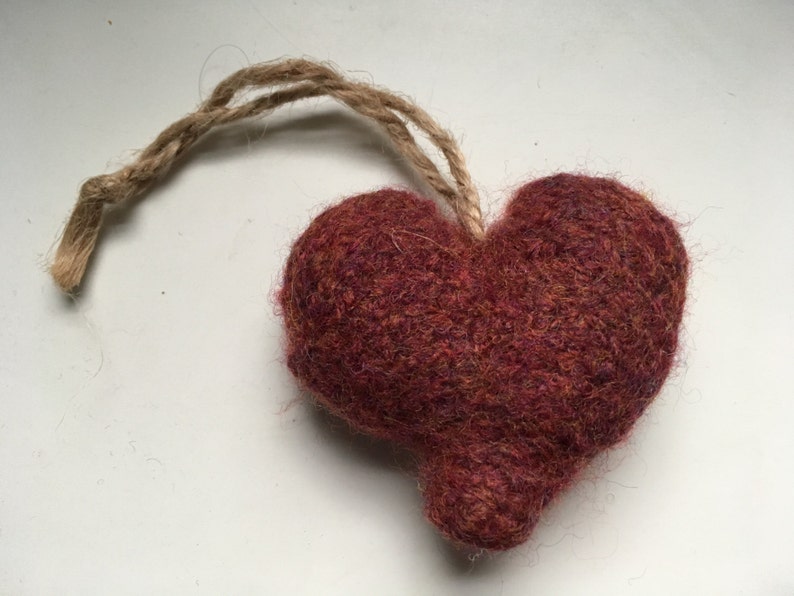 Hanging Felted Hearts-made to order