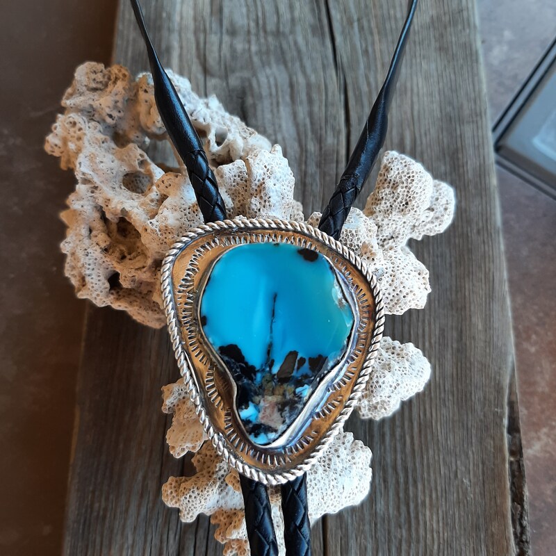 Bolo Tie Southwestern Stone