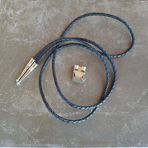 Bolo tie kit, leather, slide and ends bild 4