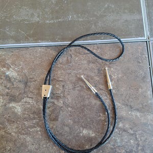 Bolo tie kit, leather, slide and ends bild 5