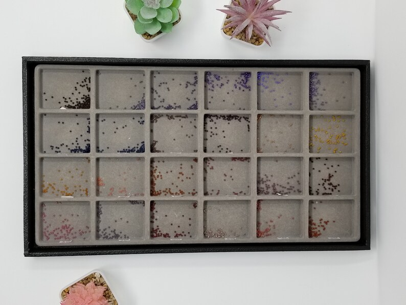 Beading Tray Seed Bead Organization Peyote Etsy UK
