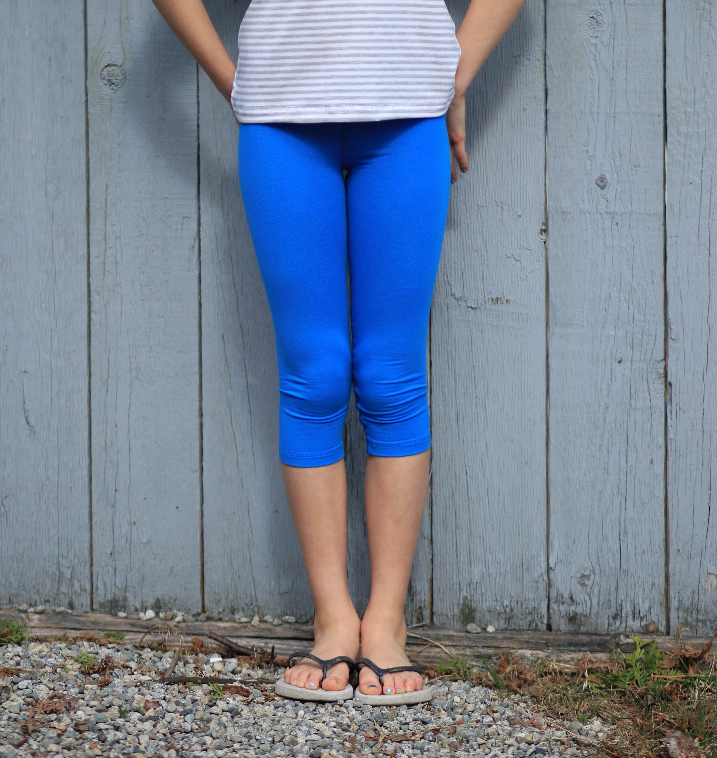 Mid Weight Capri Length Bamboo Leggings 