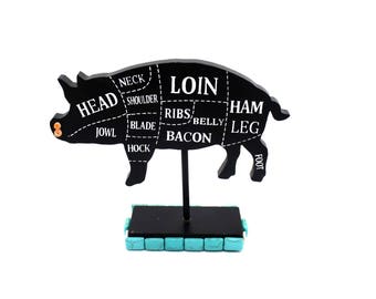 Pig memo holder