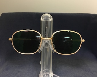 Easyclip Eyeglasses Gold Frame W Polarized Clipon Sunglasses  display picture 3