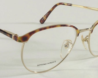 Tortoise with  metal Vintage Gloria Vanderbilt 13. Womens Designer Eye Glasses