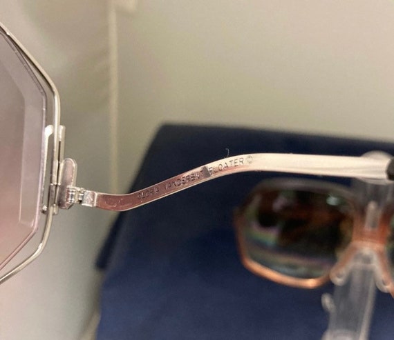 Gloria Vanderbilt Floating Lens Vintage Sunglasse… - image 5