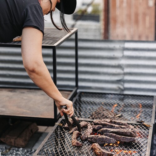 Heavy Duty Folding Campfire Grill Grate Etsy