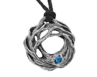 Sterling Silver Tree of Life Pendant, Yggdrasil Amulet, Celtic Jewelry