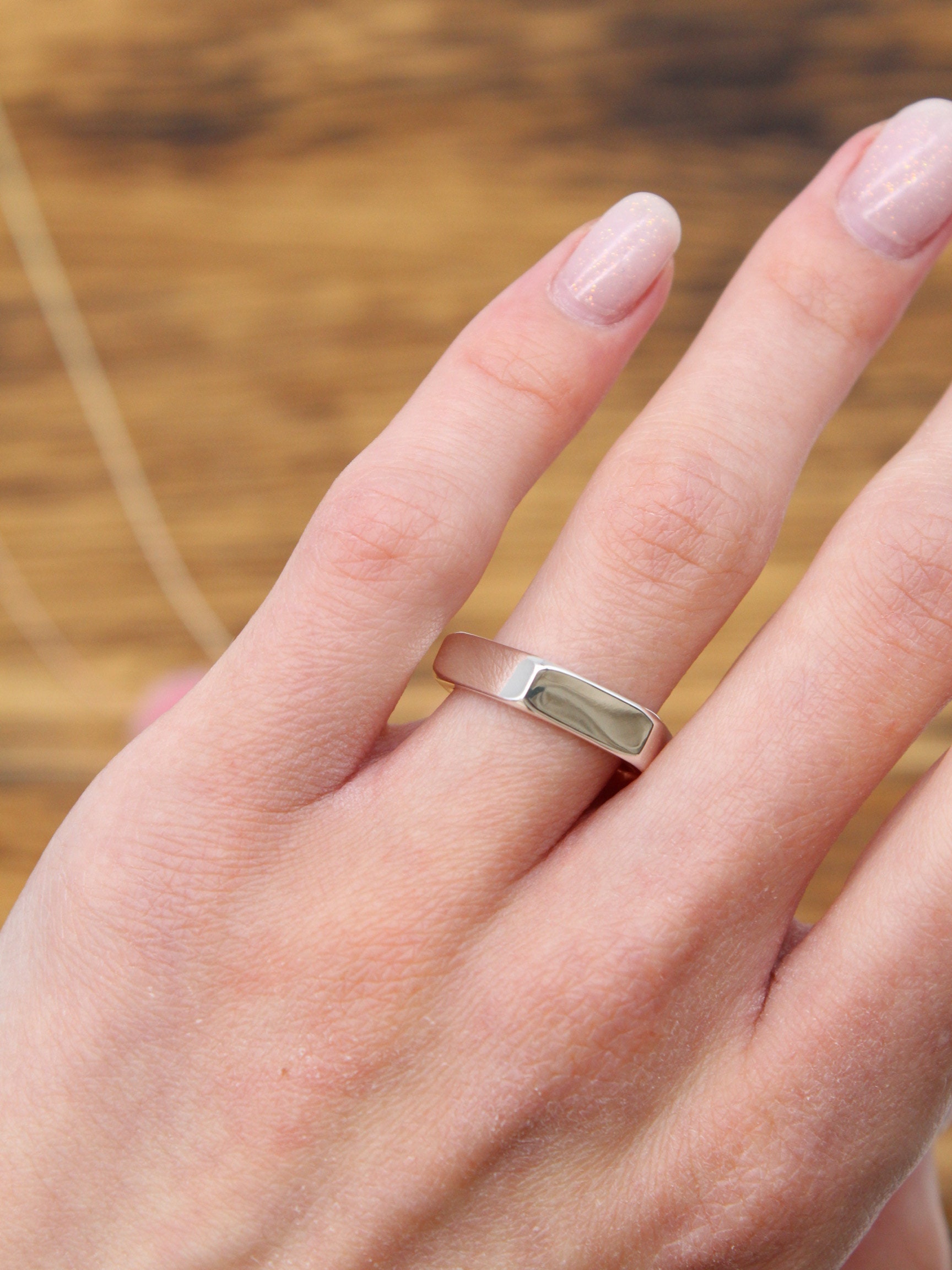 Silver Nut Ring, Industrial Ring, Urban, Hipster, Nut Ring