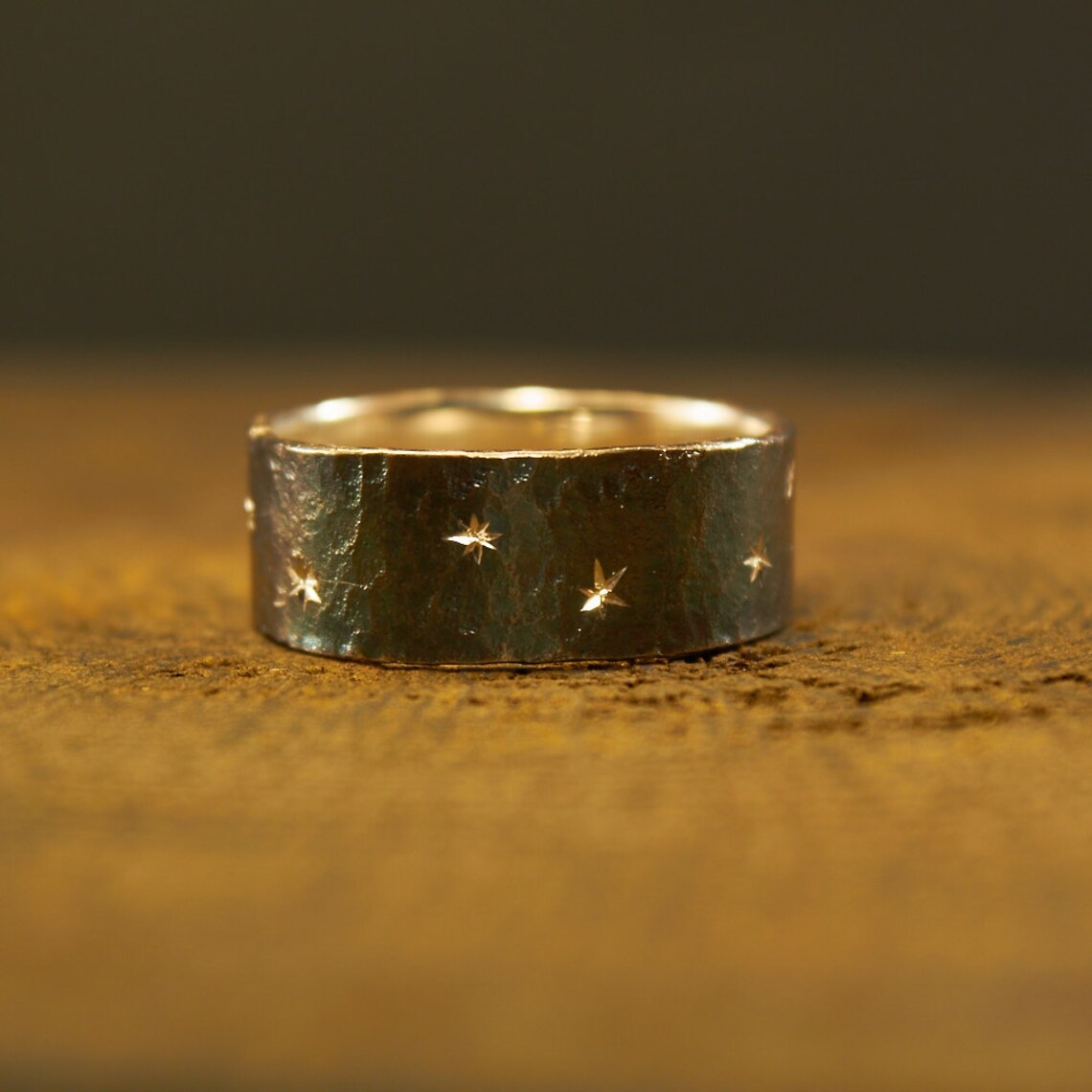 Sterling Silver Constellation Ring Stars Ring Night Sky Etsy