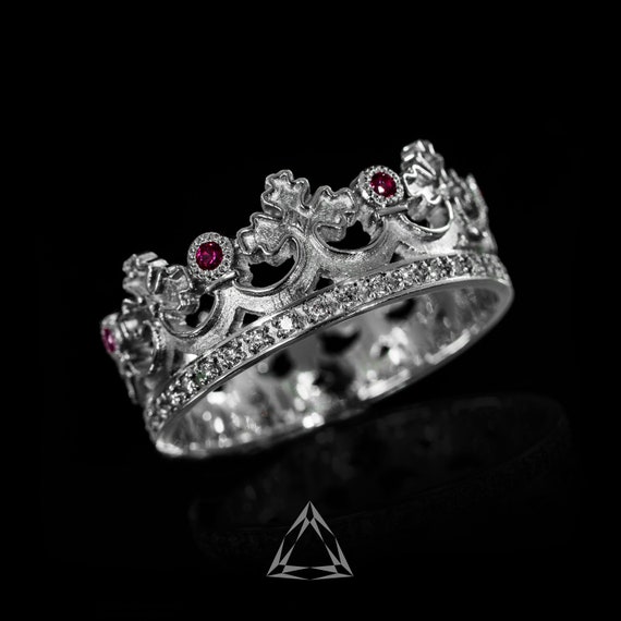His and her crown rings sale