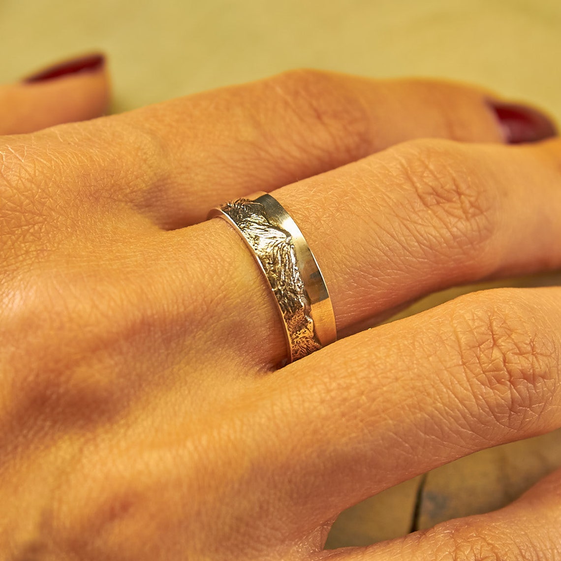 La Plata Mountains Silver Ring Colorado Springs Ring Etsy