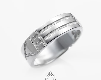Sterling Silver Atlantis Ring, Ancient Egyptian Talisman