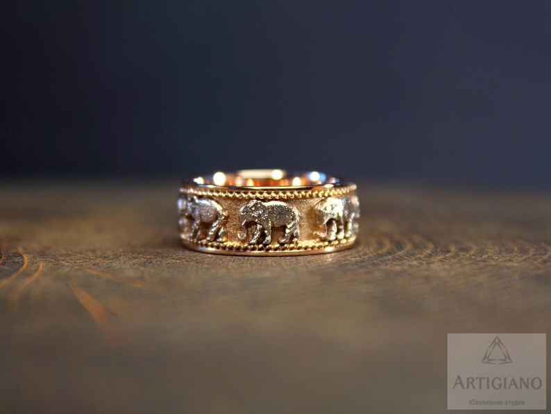 elephant jewelry ring