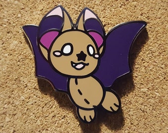 Bat Hard Enamel Pin, Bat Enamel Pin, Bat Pin, Bat Accessory, Bat Gift *FINAL STOCK*