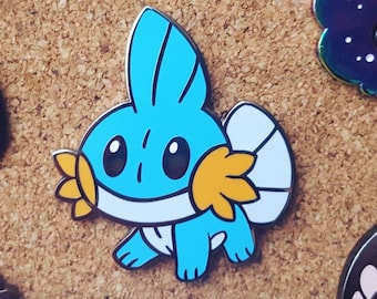 Mudkip Hard Enamel Pin, Pokemon Hard Enamel Pin