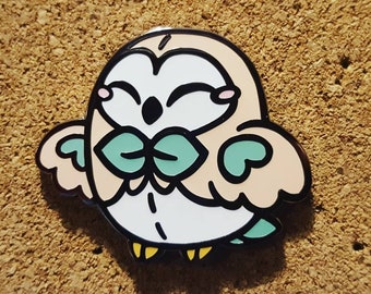 Rowlet Hard Enamel Pin, Pokemon Hard Enamel Pin, Rowlet Pin, Owl Pin, Pokemon Pin *FINAL STOCK*