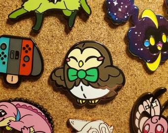 Blathers Hard Enamel Pin, Animal Crossing Hard Enamel Pin, Owl Pin