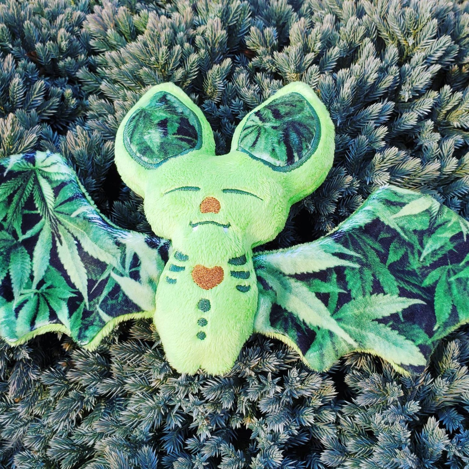 Leaves Bat Plushie Weed Plush Plant Bat Bat Stuffed Animal | Etsy Leaves Bat Plushie Weed Plush Plant Bat Bat Stuffed Animal | Etsy